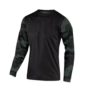 Camiseta de carreras de Motocross impresa con logotipo personalizado unisex para jóvenes, proveedor directo de fábrica, transpirable para montar - Product Image 4