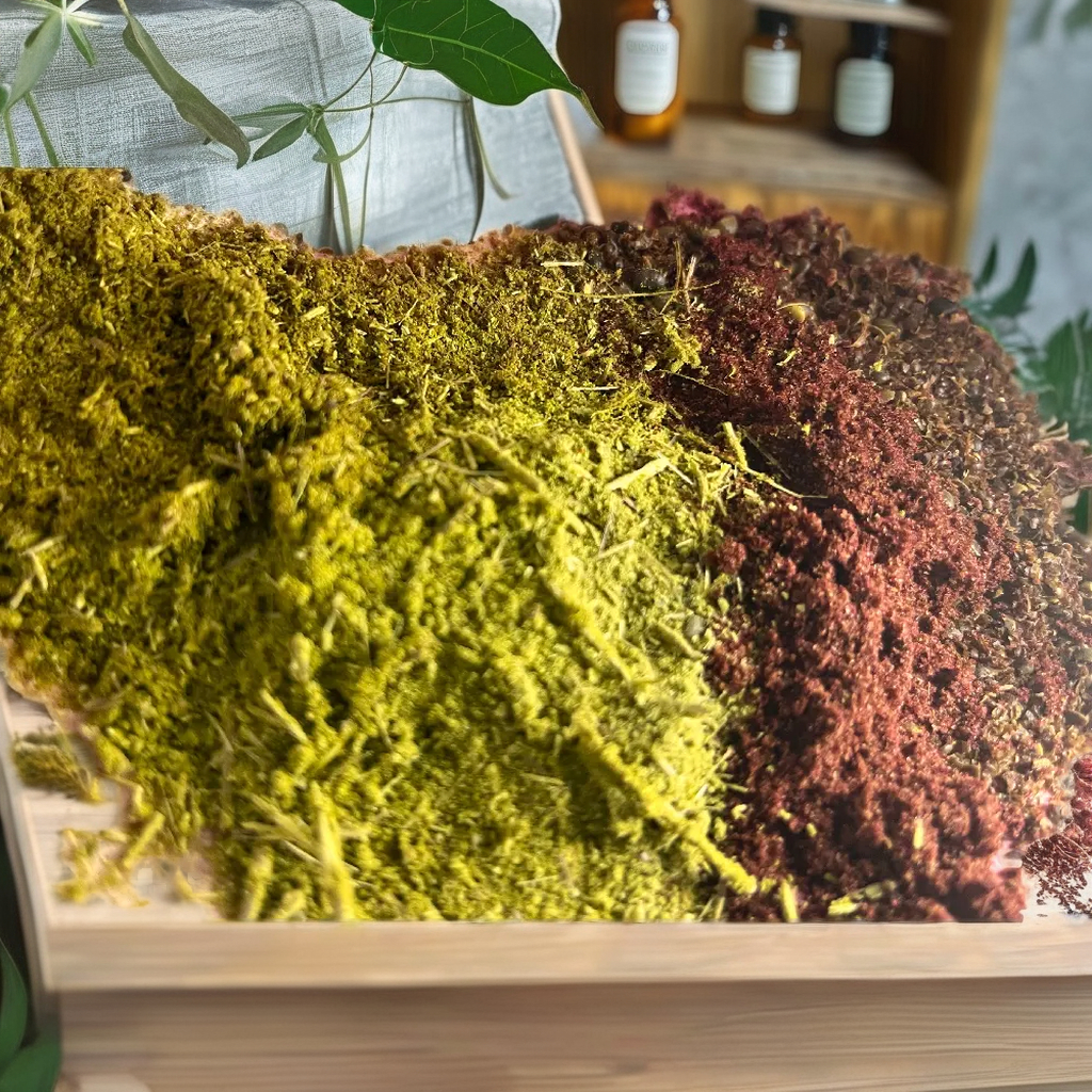 Organic Vegan Sumac Hair Care Powder Herbal Color Enhancing Anti-Inflammatory Hair Rejuvenation Refreshing Hair-Repairing