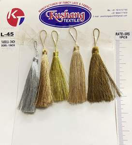 Nixun GH-159, longueur 28 cm, glands à coudre à double tête, 100% polyester, colorés, pour vêtements, robes, rideaux, fenêtres, DIY - Product Image 4