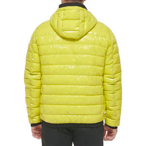 Veste matelassée matelassée pour hommes résistant à l'hiver compressible à capuche personnalisé respirant extérieur veste à bulles pour hommes - Product Image 5