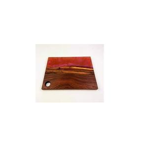 Customize Stylish <b>Epoxy</b> <b>Resin</b> And Wood Serving Board Rectangular Shape Chopping Board Customized Multi Functional Factory <b>Price</b> - Product Image 2