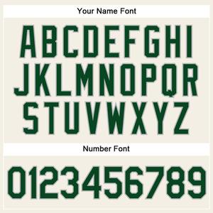 Maillot de baseball personnalisé gris à fines rayures vert authentique - Product Image 6