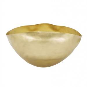 Vente chaude Luxueux bol de service en laiton organiser mieux pour une utilisation de mariage métal OEM ODM personnalisé haute demande plat bols - Product Image 3