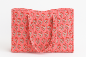 Boho matelassé femmes sacs fourre-tout pour femmes personnalisé Vintage imprimé motif Durable lavable léger toile sac élégant hiver - Product Image 4