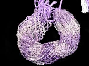 Perles ovales facettées en améthyste rose AAA+ 7x5mm, pierres précieuses naturelles, améthyste semi-précieuse, perles ovales en vrac pour la fabrication de bijoux - Product Image 4