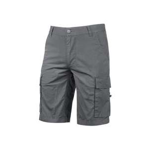 Pantalones cortos cargo de hierro gris de verano para hombre de - Product Image 1