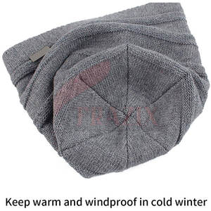 Gorros ligeros Unisex hechos a medida, nuevo diseño, ropa de invierno, gorros Jacquard al por mayor - Product Image 5