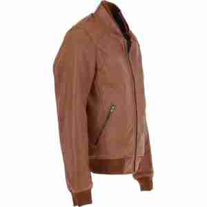 Veste en cuir de moto d'hiver pour hommes en gros fermeture à glissière respirante 100% polyester Offre Spéciale de style High Street - Product Image 3