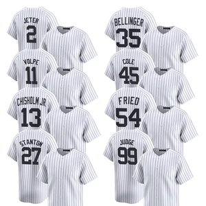 Maillots de baseball pour hommes 2025 – Édition limitée domicile New York – Personnalisables, grandes tailles, avec logos brodés, uniformes blancs brodés - Product Image 1