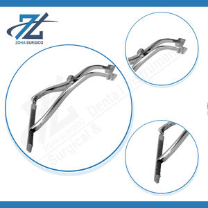 Écarteur calcanéen 40 mm d'ouverture, pointe de 15 mm de large, 70 mm de long, instruments chirurgicaux manuels en acier inoxydable, certifié CE, fabricant - Product Image 4