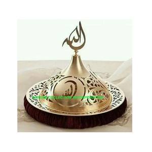 Cuenco de latón en relieve de lujo Diseño personalizado Cuenco de chocolate y dátiles Hecho EN LA India - Product Image 3