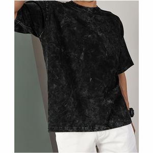 Camiseta para hombre Venta al por mayor Ropa de hombre Camiseta de gran tamaño Camiseta de algodón de peso pesado Blank Acid Wash - Product Image 4