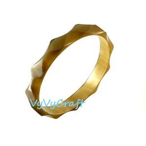 VB39 Elegant <b>Fashion</b> <b>Bangle</b> Bracelet Buffalo Horn Jewelry - Product Image 1