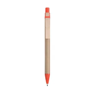 Clip per Penna Promozionale Ecologica in Cartone con Finitura in Legno - Product Image 3