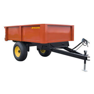 Remorque à benne basculante électrique avec pompe hydraulique 12V, 5 rampes et parois latérales renforcées, idéale pour le gravier, le sable et les déchets de jardin - Product Image 3