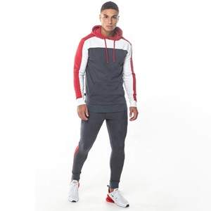 Vente en gros de sweat à capuche et survêtements personnalisés ensemble surdimensionné Gym col rond 450g sweat-shirt pour hommes v cou sweats - Product Image 3