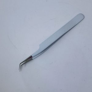 Pinzas para pestañas, logotipo personalizado, Etiqueta Privada, punta de fibra de acero inoxidable, venta al por mayor, pinzas de extensión de punta de fibra - Product Image 5