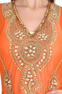 Nouveau roumain belle blouse courte Bluza Blusa soirée Cocktail porter paillettes broderie à la main pour les femmes grande taille bouton - Product Image 5