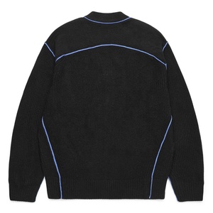 Collège personnalisé Letterman Cardigan pull tricoté ouvert devant brodé Patch Sororités Cardigans chandails - Product Image 2