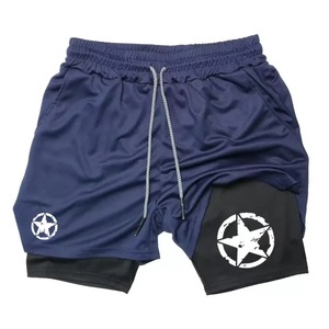 Pantalones cortos deportivos de verano para hombre, juego de baloncesto, entrenamiento, pantalones cortos para correr, pantalones cortos transpirables de malla de secado rápido - Product Image 4