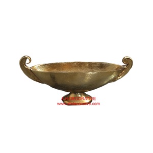 Base en aluminium sur trépied pour les plats de service de table, design de luxe moderne, utilisation intérieure et extérieure, bol à pop-corn et à riz - Product Image 3