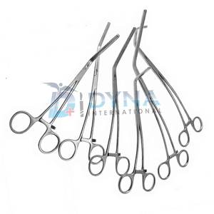 Juego de abrazaderas vasculares aórticas Abrazadera de exclusión Instrumentos quirúrgicos cardiovasculares 5 piezas de acero inoxidable - Product Image 5