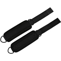 Saar Industries – Sangles de soutien de cheville réglables en cuir souple unisexe de haute qualité avec double anneau de fermeture, durables et antidérapantes pour la gym et le fitness