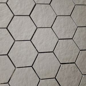 Superficies innovadoras, azulejo de mosaico hexagonal de 48mm, paredes de roca para baño y áreas de ducha, salpicaduras de cocina, suelos de área seca - Product Image 3
