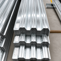 Tôle de plancher ouverte galvanisée YX51 305 915 pour support de coulage de béton dans les bâtiments à ossature métallique multi-étages