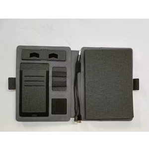 Planificateur technologique multifonctionnel A5 avec <span class=keywords><strong>batterie</strong></span> externe intégrée, chargeur sans fil et câbles de charge 3-en-1 - Product Image 3