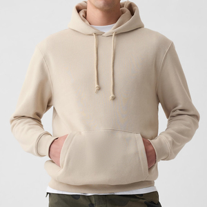 Sweat-shirts à capuche en coton pour hommes, sweat-shirts à capuche surdimensionnés personnalisés pour hommes, sweat-shirts à capuche durables, poche chauffante, vêtements de sport décontractés - Product Image 1