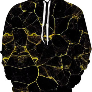 Sudadera con capucha para hombre Sudadera de invierno con estampado de hojaldre Traje de diseño fresco con Sudadera con capucha de bolsillo - Product Image 1