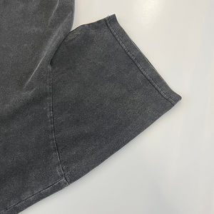 Ropa de hombre 2025 Camiseta de calle de peso pesado personalizada Camiseta Vintage Acid Wash Sun Fade de alta calidad - Product Image 5