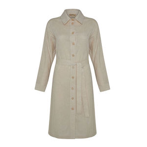 Manteau boutonné en tissu respirant Stone Relaxed Fit pour l'automne - Product Image 1