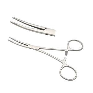 MEDZORA-Pinzas hemostáticas manuales de acero inoxidable, 14cm, rectas para uso hospitalario - Product Image 2