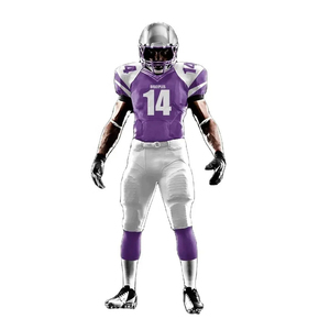Ensemble d'uniformes de football américain unisexe de haute qualité, maillot entièrement personnalisé, grande taille, respirant - Product Image 2