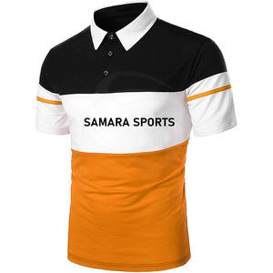 Polos de hombre tejidos OEM al por mayor, Polo informal de manga corta con botones, camisetas clásicas de golf - Product Image 2