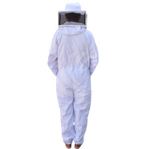 Premium Quality Cotton Beekeeping Suits One-Piece Premium Quality Hooded Adjustable Men Women's Beekeeping Suit for Safety Wear - Product Image 3