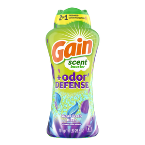 Gain Odor Defense 2-en-1 Vajilla en Lavado Scent Booster Beads Super Fresh Blast Scent 50%-80% Ingredientes activos 21,1 oz - Product Image 6