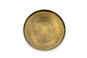 Bandeja de servicio de latón puro hecha a mano con diseño martillado Uso doméstico y hotelero de lujo disponible a precio mayorista - Product Image 3