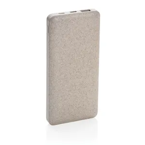 Powerbank Promozionale Sostenibile da 10.000mAh in Fibra di Grano, Gadget Ecologico - Product Image 6