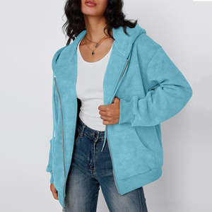 Sudadera con Cremallera de Algodón Casual, Diseño Más Reciente de 2026, Antibolitas y Transpirable para Mujer - Product Image 5