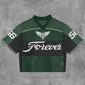 Camiseta de fútbol de manga corta personalizada para hombre Camiseta de fútbol de fabricante OEM con cualquier diseño Ropa de fútbol personalizada - Product Image 2