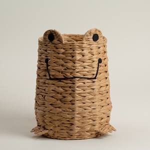 Panier de rangement en forme de grenouille fait à la main, organisateur pour enfants, conteneur, panier de rangement en jacinthe d'eau - Product Image 1