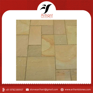 Grès jaune Lalitpur de qualité supérieure pour dalles et carreaux décoratifs intérieurs et extérieurs pour la maison - Product Image 2