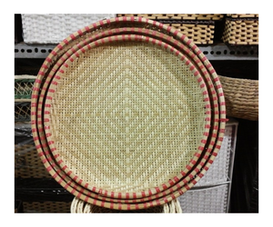 Panier de tri en bambou écologique, panier tissé à la main traditionnel pour le tri des céréales agricoles et l'affichage décoratif - Product Image 1