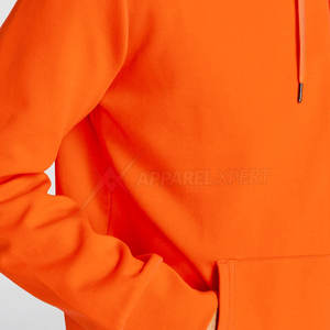Sudaderas con capucha para hombre de alta calidad Ropa de invierno Cremallera Diseño simple liso Impreso Calentamiento ligero Disponible Color naranja 3XL 6XL - Product Image 6