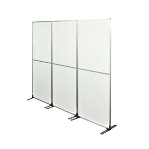 Poste de travail polyvalent et amovible avec verre moderne Design modulaire Poste de travail de confidentialité - Product Image 1