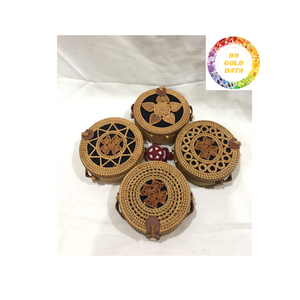 Bolsa de ratán vietnamita tejida a mano, duradera y elegante para verano y uso informal - Product Image 4