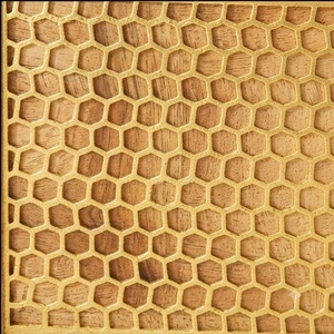 Porte-couverts en bois de manguier avec grille frontale pour le rangement sur la table de cuisine - Product Image 6